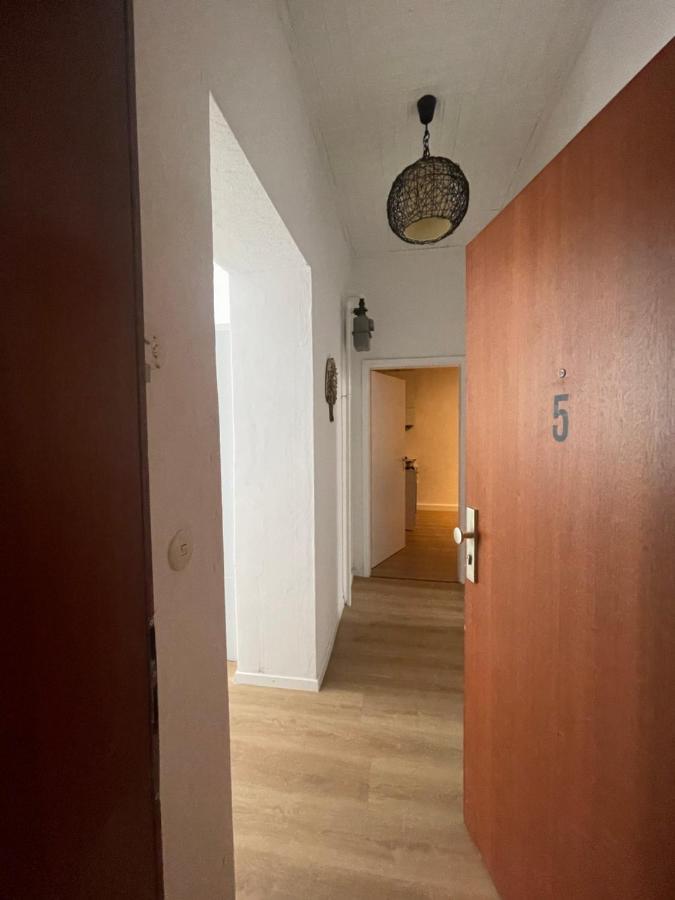 1 Schlafenzimmer 1 Whonzimmer Waschmaschine Trockner Maximum 4Personen Rheinhausen Center Appartement 1705 杜伊斯堡 外观 照片
